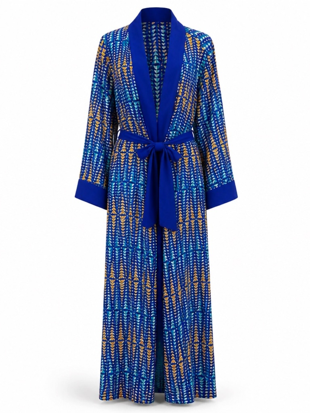 Blue Patterned Women's Robe & cover up 
Travel launching